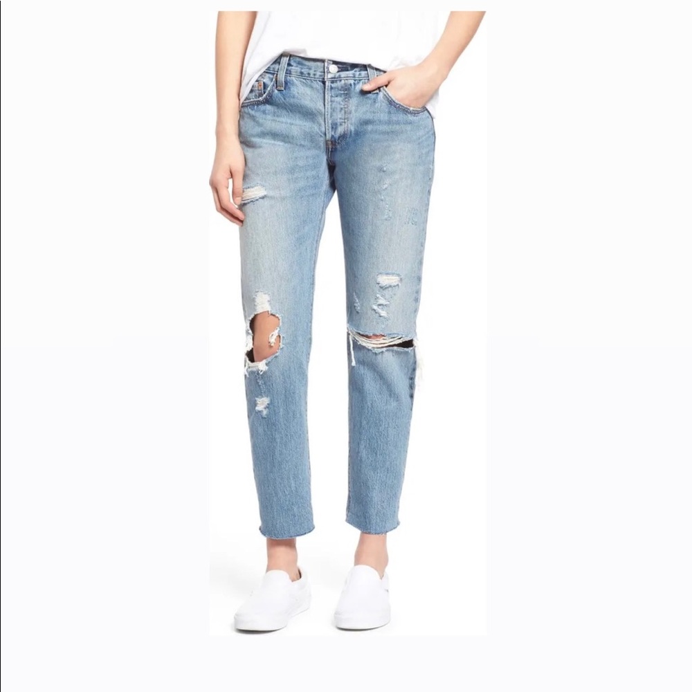501 CT boyfriend destroyed size 25